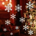 thumbnail image 5 of Glitter Snowflake Window Stickers 27PCS Sparkling Snowflake Window Clings Winter Wonderland Decorations for Home Christmas Party, 5 of 7