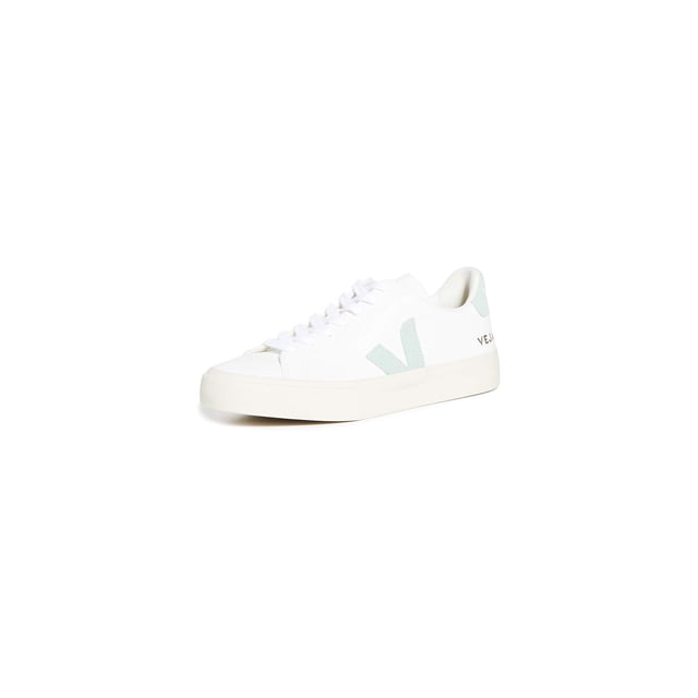 Tenis Veja Campo para mujer, extra blanco/matcha, sin cromo