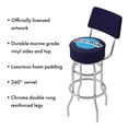 thumbnail image 3 of Stuckeys Watermark Padded Swivel Swivel Bar Stool with Back!, 3 of 6
