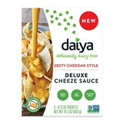 (Price/Case)Daiya 3DFU19-327461 Daiya Zesty Cheddar Style Deluxe Sauce Cheeze Sauce Dairy-Free Gluten-Free Soy-Free And Plant Based Pack Of 8