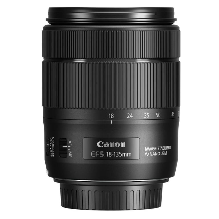 Canon EF-S 18-135mm Zoom Lens with f/3.5-5.6 USM, Image Stabilizer