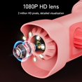 thumbnail image 4 of Pink 395 Handheld Kids Digital Microscope with 2.4-Inch IPS Screen, 1000X Magnification, 2MP HD Camera & 8 Adjustable LEDs - Portable Rechargeable Science Toy for Outdoor Exploration, PC Compatible,, 4 of 7
