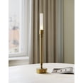 thumbnail image 3 of Currey And Company 6700-0013 Paseo 20" Tall Led Buffet Table Lamp - Polished Antique Brass, 3 of 7