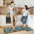 thumbnail image 6 of Mexico Pattern Anti Fatigue Mats for Kitchen Floor,Set of 2 Non Skid Washable Waterproof Anti Kitchen Floor Mats for Kitchen Office Laundry Room Bathroom (19"x27"+19"x47") Home Decor, 6 of 7