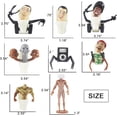 thumbnail image 2 of Skibidi - Figura de acción de juguete de inodoro de PVC, Skibidi, juegos de inodoro, Titan Cameraman Tv Man Speakerman G Man cifras Juguetes, 2 of 3