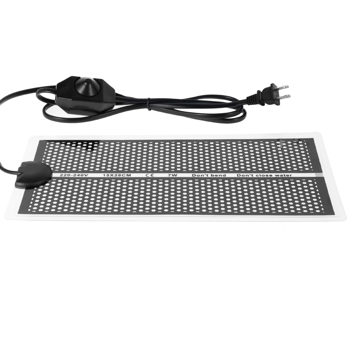 Reptile Heating Pad 7W Waterproof Reptile Heat Mat Pet Under Tank