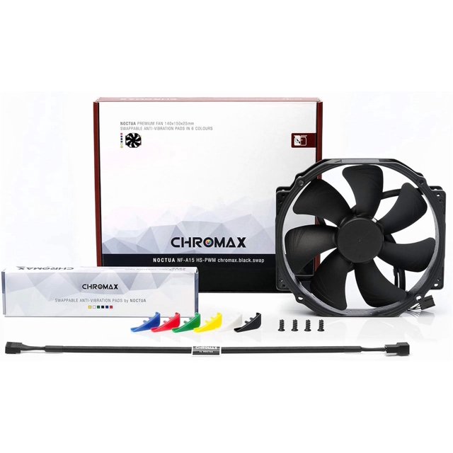 NOCTUA VENTILADOR NF- A15 HS-PWM CHROMAX.BLACK.SWAP