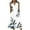 White-D, variant on Uaswgudfs Women's Sleeveless Flowy Dress with Polka Dot & Abstract Print - Casual Midi Sundress with Functional Side Pockets for Summer 2025 White-D 2XL