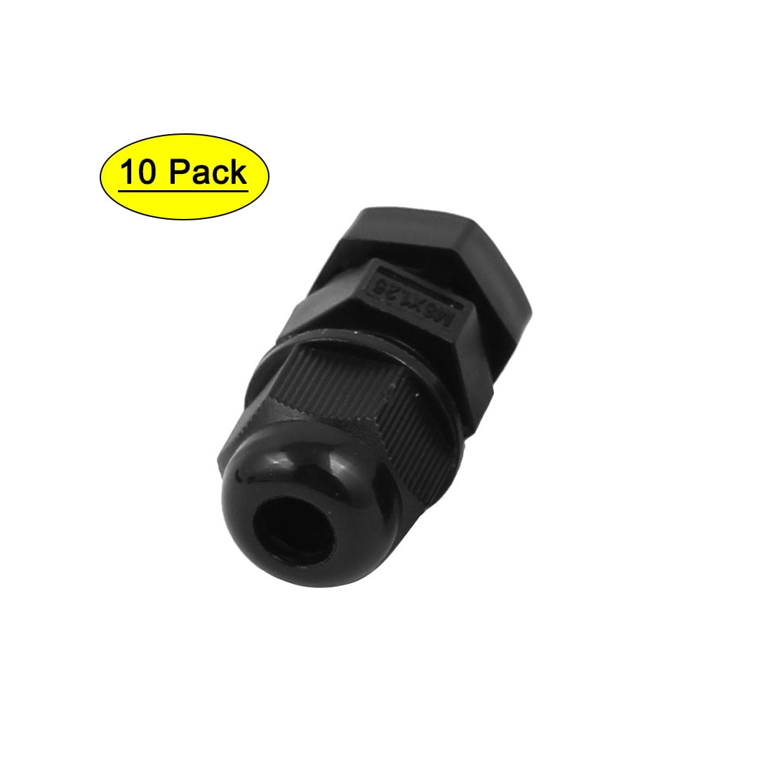 Black M8 Water Resistance Cable Gland Fixing Connector Joints Fastener