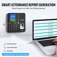 thumbnail image 2 of VEVOR Biometric Time Clock - Fingerprint, RFID & PIN Attendance Machine With 5 Cards & No Monthly Fees 2 of 5