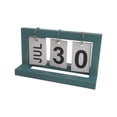thumbnail image 2 of Cqxid Ornement de Bureau à Moins de 10 $ Calendrier de Bureau en Bois Calendrier Perpétuel Ornement de Bureau Calendrier Debout Réutilisable avec Cadre en Bois Tableau à Rabat, 2 of 6