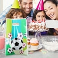 thumbnail image 4 of 24 bolsas de regalo decorativas con temática de fútbol para fiestas de cumpleaños infantiles (Verde), 4 of 7