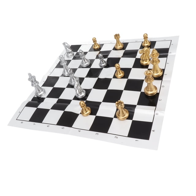 International Chess Pieces Board Set, Chess Set Compact With Storage Iron Box For Friends For Outdoor Gold Box,Red Box,Green Box