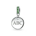 thumbnail image 5 of Bling Jewelry Womens Initial Monogram Crystal Dangle Charm Bead Sterling Silver Birthstone Colors, 5 of 5