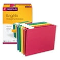 thumbnail image 5 of Smead Colored Hanging File Folders, Letter Size, 1/5-Cut Tab, Assorted, 25/Box (64059), 5 of 5