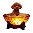 thumbnail image 2 of Decorative Canine Bubble Bath LED Resin Art Lamp with Soft Warm Illumination and Convenient USB Power Connection for Modern Home Office Decor, 2 of 6
