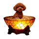 thumbnail image 1 of Lámpara de lectura LED con forma de perro, estatua de resina, adorno para baño de perro, luz ambiental para escritorio, estante, mesita de noche o baño, luz nocturna decorativa alimentada, 1 of 6