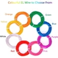 thumbnail image 2 of Customizable Neon Light, Electroluminescent El Wire With Battery Pack, Waterproof And Durable For Innovative DIY Creations, 1 Meter Multicolor Strips For Fashionable Clothing And, 2 of 6