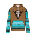 thumbnail image 4 of Styesk Sweatshirts pour Hommes, Sweat à Capuche Imprimé à Manches Longues et Amples, 4 of 5