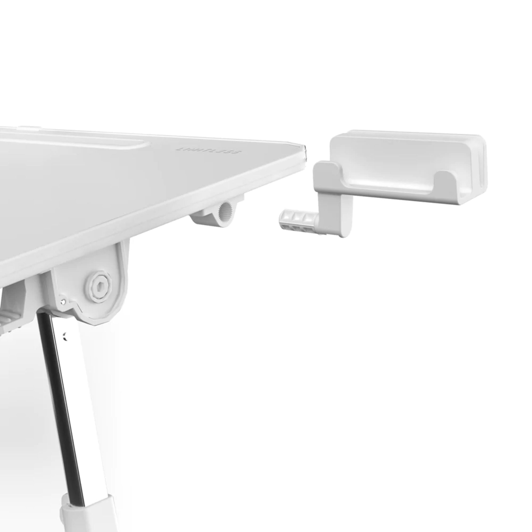 Limitless TotalDesk Portable Workstation Lap Desk with Adjustable Height and Tilt - White