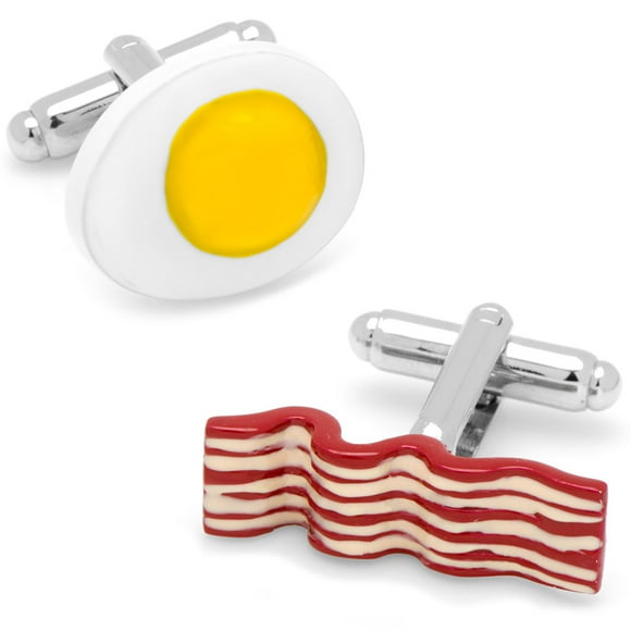 Petit Déjeuner au Bacon et Œufs Cufflinks