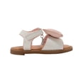 thumbnail image 4 of bebe Girl's Sandals – Cute Fashion Flat Sandals and Summer Shoes with Bow and Ankle Strap (Toddler/Little Kid/Big Kid), 4 of 11