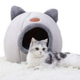 thumbnail image 2 of DABEI Cozy Cat Cave Bed - Soft, Removable, And Winter-Warm For Kittens And Pets, 2 of 21