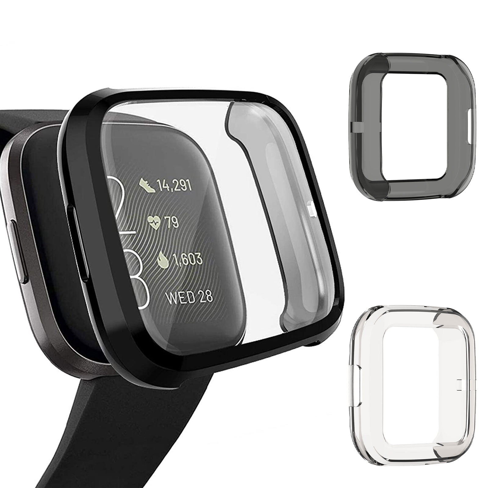 For Fitbit Versa Bands Fitness Slim Designer Sleeve Case Plating Protective 