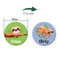 thumbnail image 2 of Coofit Dishwasher Magnet Double Sided: Cartoon Fridge Magnet Clean Dirty Sign Indicator, 2 of 4