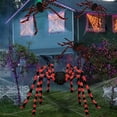 thumbnail image 3 of 35'' Large Halloween Spider Haunted House Prop Indoor Outdoor Party Garden Decor, 3 of 6