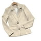 thumbnail image 2 of Saco Entallado de Mujer Elegante y Versátil Beige Grande, 2 of 4