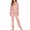 Beige, variant on Womens Satin Silky Pajama Set Trendy Print Home Wear Long Sleeve Pants Two Piece Suit Soft Pj Loungewear Beige L
