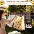 thumbnail image 5 of SEANATIVE Christmas Clothespin Bag for Clothesline Outdoor Clothespin Storage with Hanger Hook Soft Clothespin Bags 2 PCS Hanging Outdoor Clothespin Bag, Snowman Family, 5 of 7