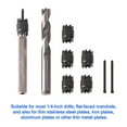 thumbnail image 3 of 9pcs Welding Drill Functional Drill Head Set Efficient Electric Welding Drill Sharp Weld Cutter Set Steel Spot Weld Cutter Set for Indoor Welding Electrician, 3 of 9