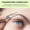 thumbnail image 4 of SOLUSTRE Pince à Épiler Sourcils avec Lumière, Outil en Acier Inoxydable Éclairé par LED pour Épiler le Visage Bon pour Votre Routine de Beauté Quotidienne Ou, 2 Pcs Pinces de Détail Artisanales, 4 of 8