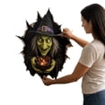 thumbnail image 2 of Halloween Break in 3D Wall Decals, Spooky Witch Halloween Wall Decals, 3D Halloween Wall Decals for Parties Halloween Home Decor And Indoor Spaces, 2 of 7