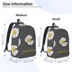 thumbnail image 2 of Balery Keep Life Simple Daisy Flower Mochila Clásica Impresa Básica para Viaje, Mochila Escolar Resistente al Agua, Mochila de Lona con Correas Ajustables-Small, 2 of 5