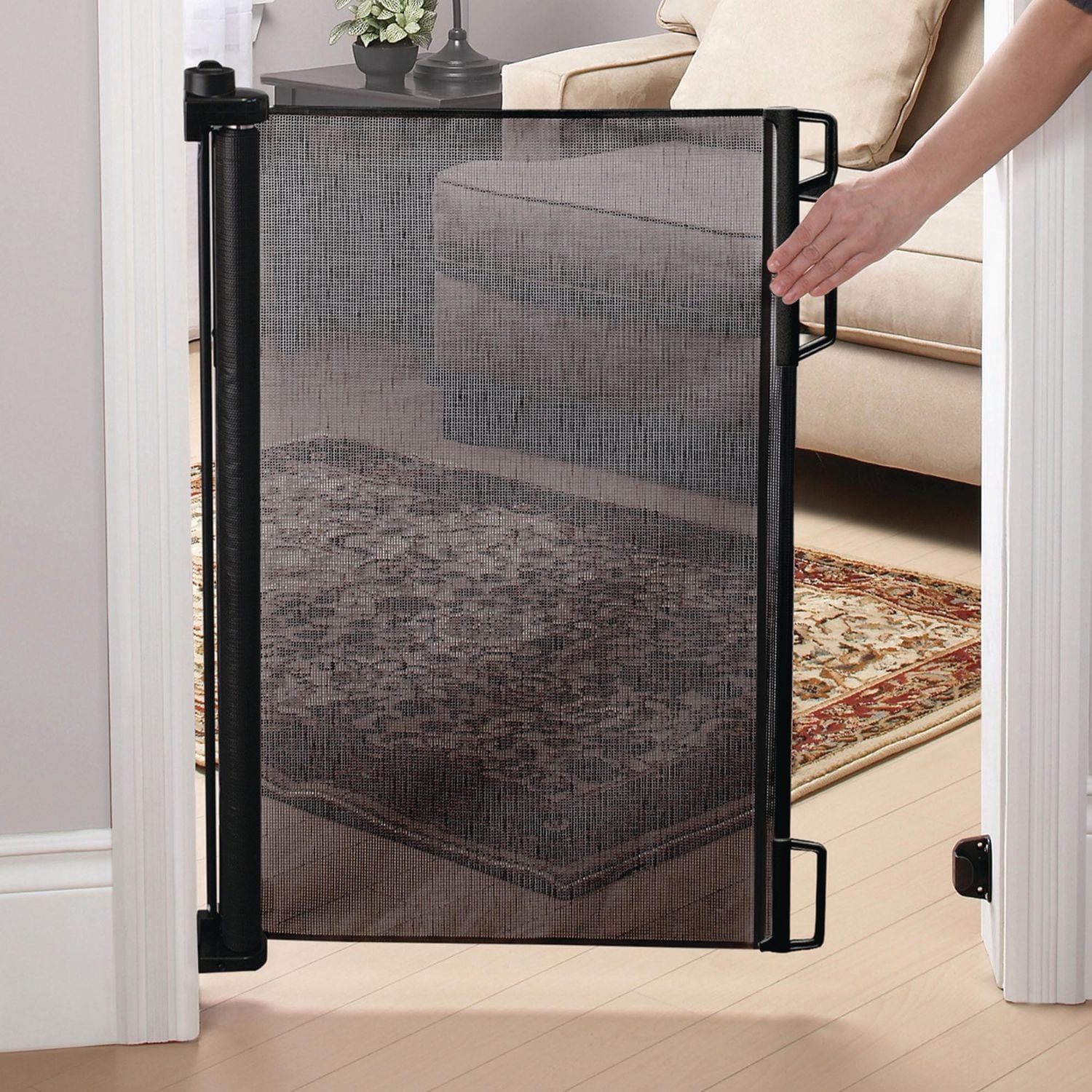 Bily Retractable Safety Gate, 55”W (maximum) x 32.5”H