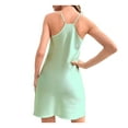 thumbnail image 3 of BONIXOOM Womens Pajamas Couples Christmas Pajamas Loungewear Drawstring Sleeveless Sleep Dress Solid Green M, 3 of 3