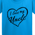 thumbnail image 4 of Inktastic I Love My Uncle in Black Chalk Heart Youth T-Shirt, 4 of 5
