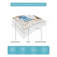 thumbnail image 5 of Quilts Twin-XL Size Bedding Set, Cartoon Cute Cat Lightweight Quilted Comforter, Blue Bow Knot Train Cloud Star Funny Soft Reversible Bedspread Coverlet with Pillow Covers for All Season, 68" x 98", 5 of 7