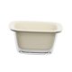 thumbnail image 4 of Cesta para lavar frutas y verduras, colador de cocina, colador de tamaño pequeño multiusos, cuenco de drenaje de limpieza 2 en 1 para aperitivos de blanco, 4 of 8