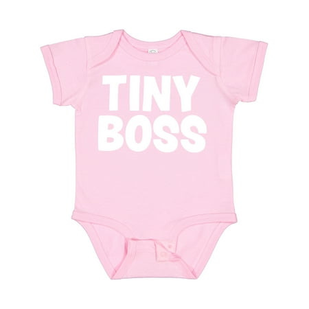 

Inktastic Tiny Boss Boys or Girls Baby Bodysuit