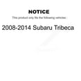 thumbnail image 2 of Kugel Front Rear Wheel Bearing & Hub Assembly Kit for Car 2008-2014 Subaru Tribeca - Left Right Side (Driver Passenger) K70-101233, 2 of 11