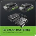 thumbnail image 4 of Greenworks 24V Drill / Driver & Impact Driver, (2) 2.0Ah Batteries & Charger Included, 4 of 6