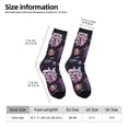 thumbnail image 2 of Fuzoiu Roses Flowers Print Athletic Crew Socks for Men & Women,Casual Crew Socks,Above Ankle Crew Socks for Business, Casual, 2 of 6