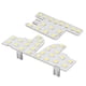 thumbnail image 5 of Juego de 3 piezas 48SMD 39LEDs Luz de lectura interior del automóvil 12V 5W Blanco 8000LM Lámparas de techo de repuesto para CRV 2017+, 5 of 10
