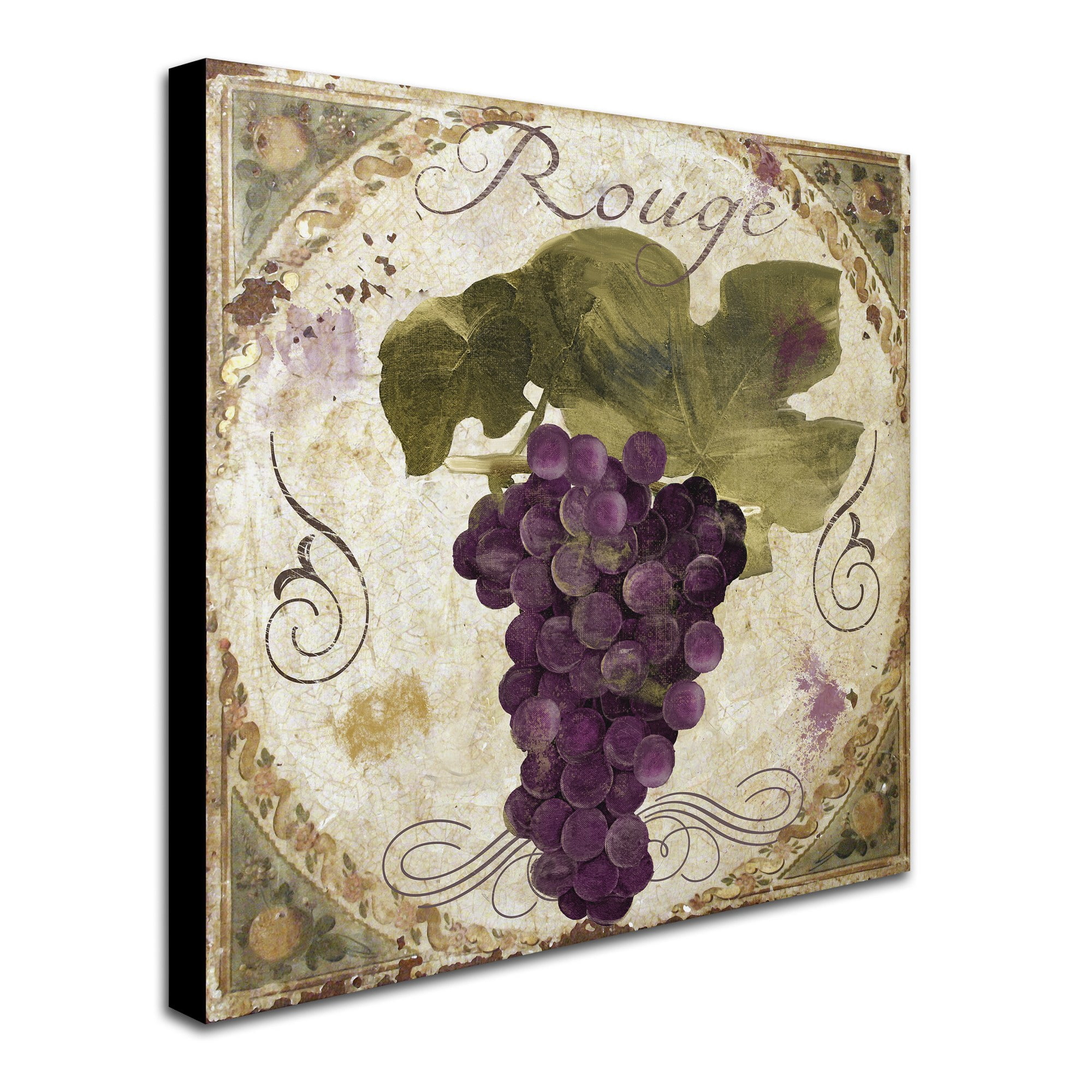 Trademark Fine Art "Tuscany Table Rouge" Canvas Art by Color Bakery