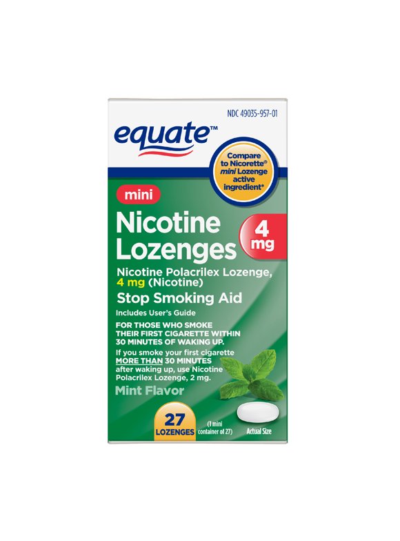 Nicotine Lozenges 4 Mg in Quit Smoking