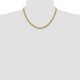 thumbnail image 7 of Diamond2Deal 10K Yellow Gold 3.5mm Semi-Solid Diamond-Cut Rope Chain Necklace for Women 18", 7 of 7